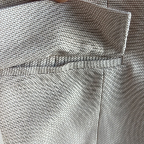 WeWoreWhat Tweed Relaxed Single Breasted Oversized Blazer Jacket Beige Small - Picture 6 of 13